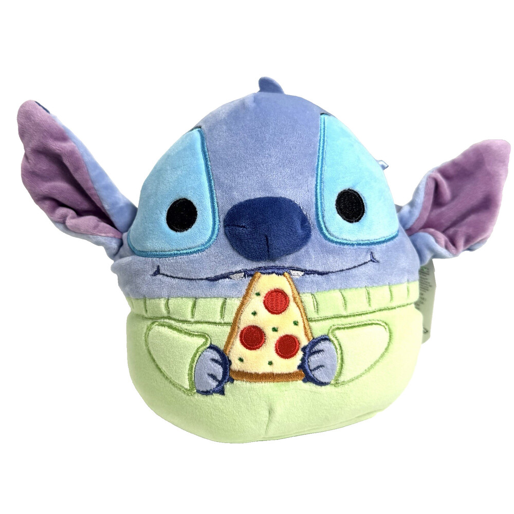 Squishmallows Disney Stitch Eating Pizza Plush 6" Lilo & Stitch New w/ Tags